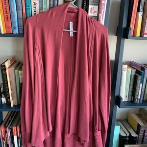 Rose mauve Athleta Pranayama Cardigan Wrap